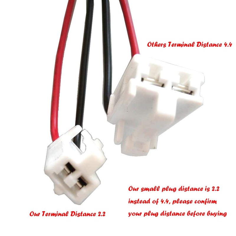 Merlibugo 6 Inch Blower Motor Connector Plug Wire Harness Pigtail Kit with Heat Shrinks Connectors Fits 2005-2016 Toyota Tacoma Replace 82998-12380 90980-10916 - Image 2